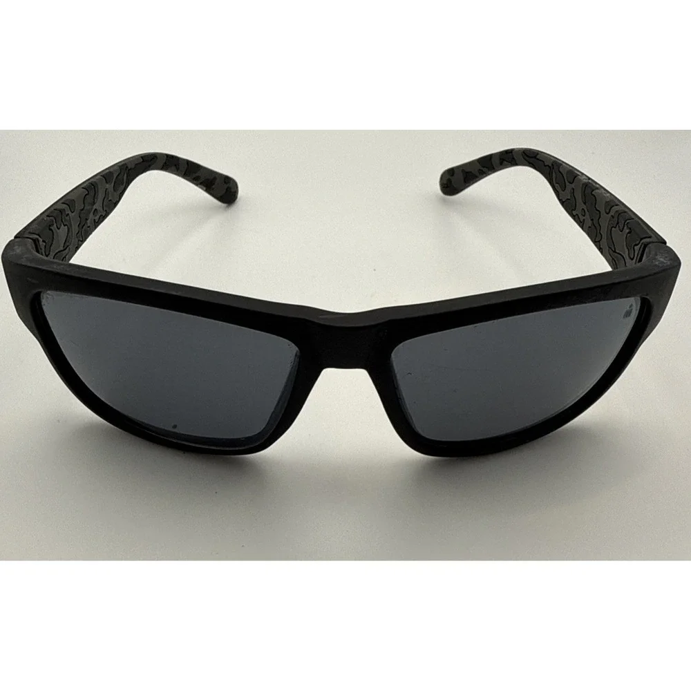 Foster Grant Authentic Matte Black Gray Camo IronmanTrail black Sport Sunglasses